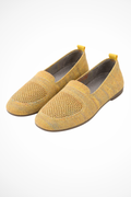 Women's Breathable Knit Mesh Ballet Flats Slip On Shoes