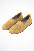 Women's Breathable Knit Mesh Ballet Flats Slip On Shoes