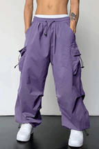 Men's Cargo Joggers Relaxed Fit Drawstring Utility Pants