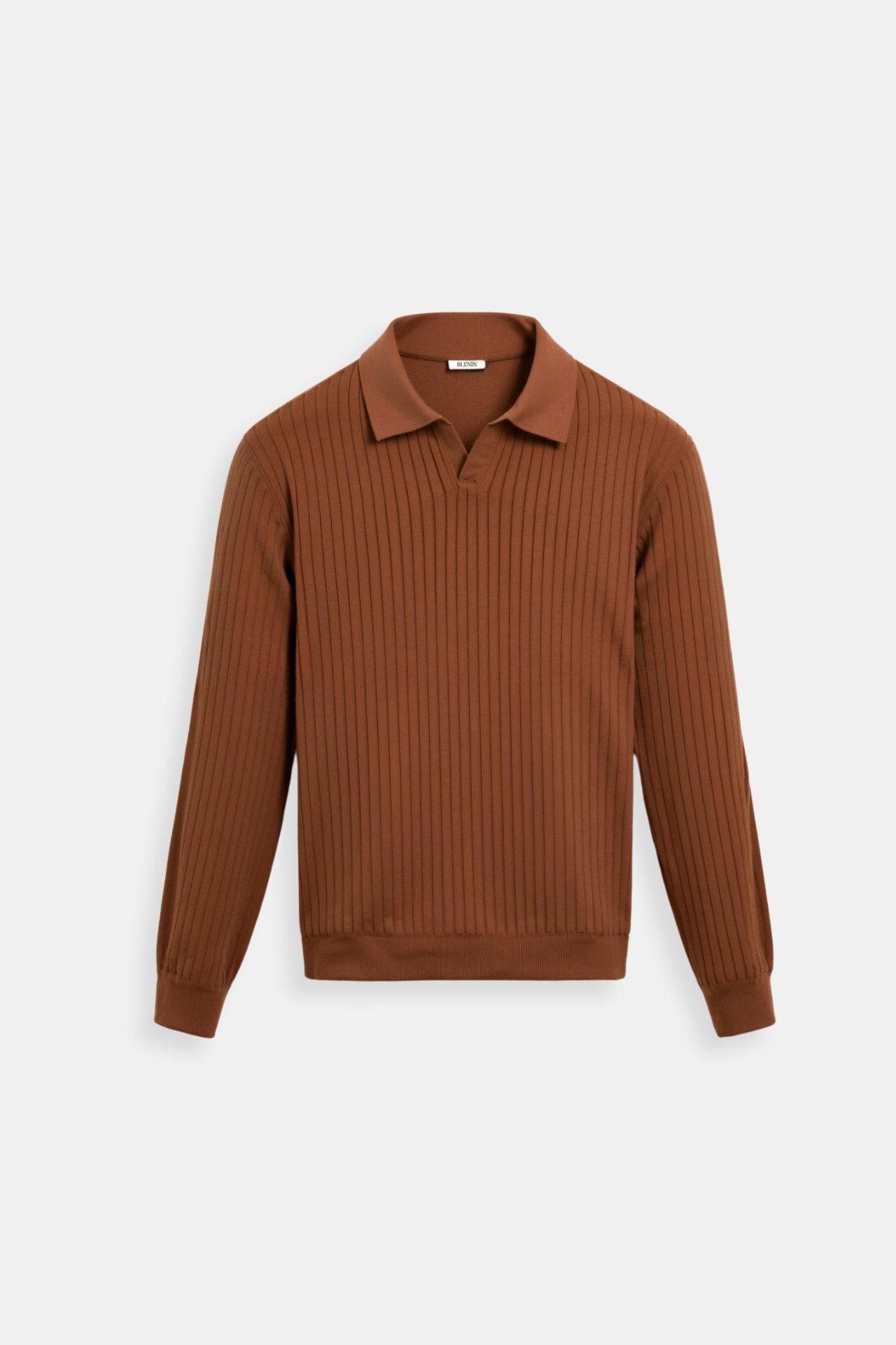 Men's Elegant Knitted Polo Shirt Comfortable Style Fit