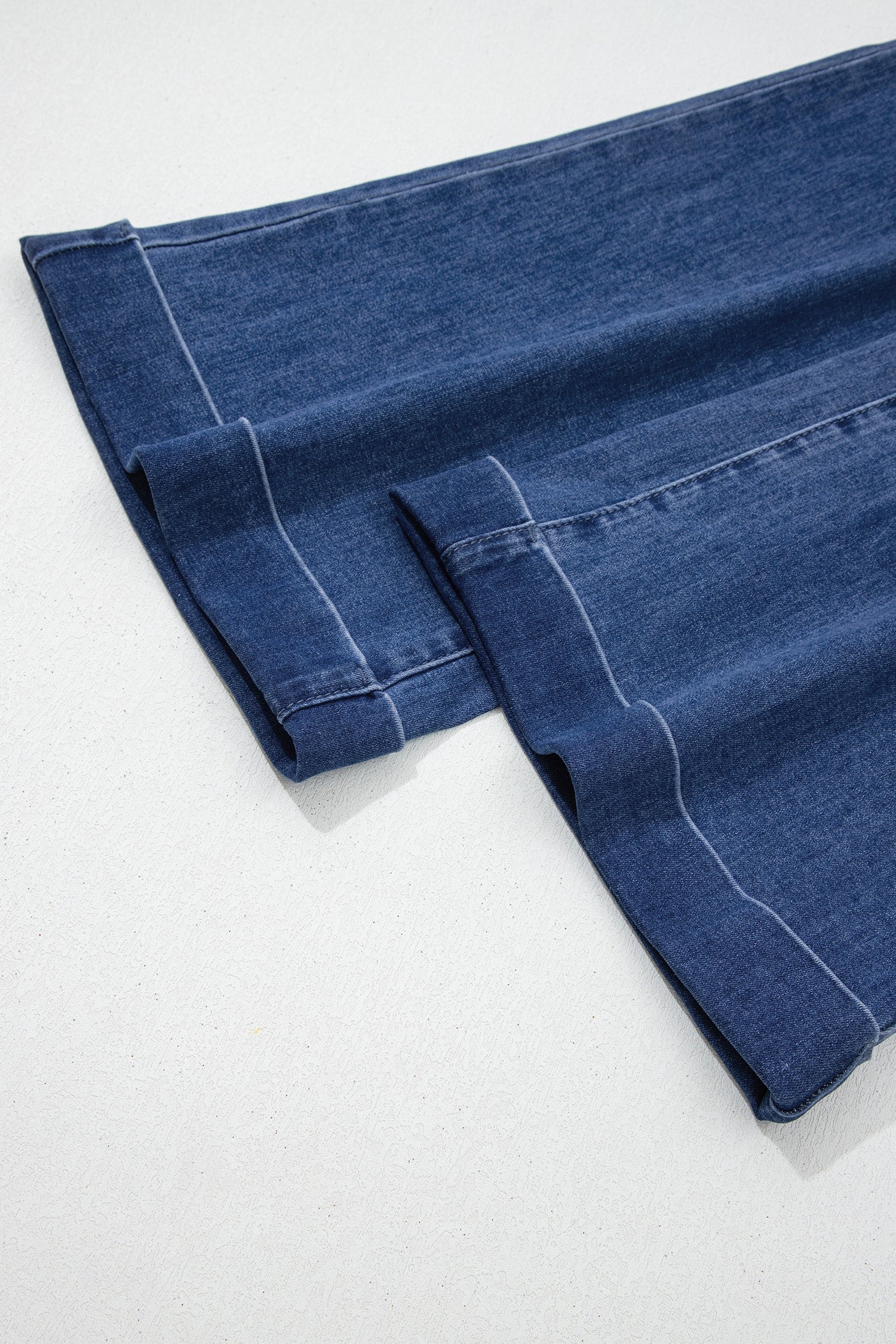 Women's Flare Leg Jeans With Golden Button Detail