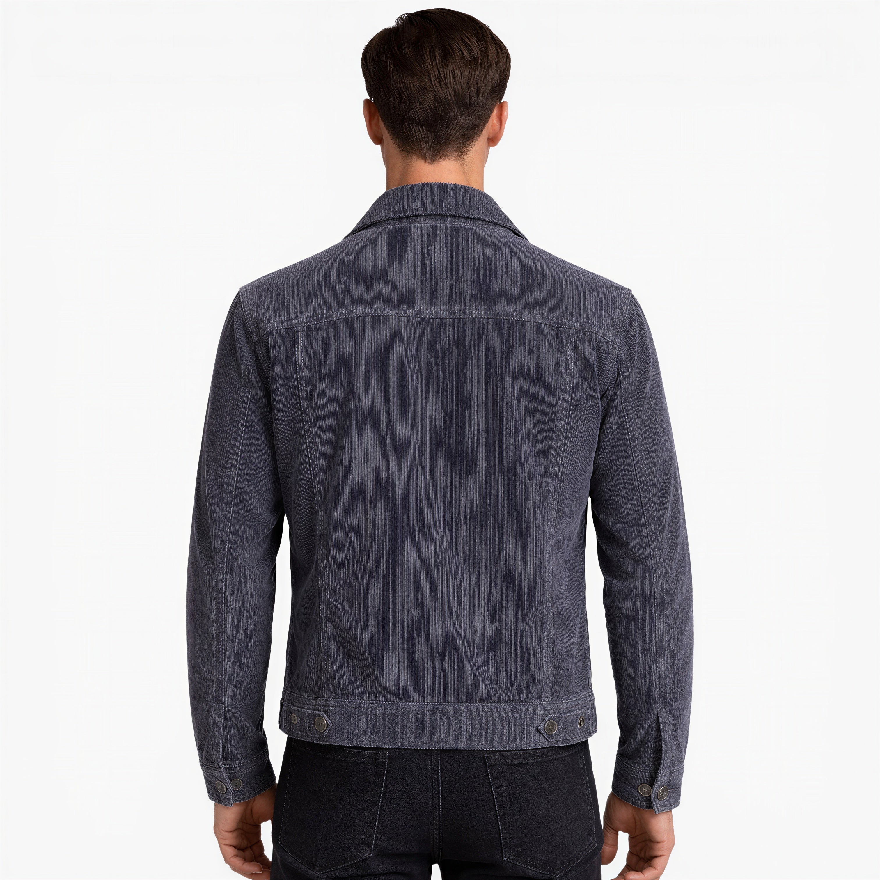 Men’s Classic Corduroy Jacket Casual Fit Transitional Outerwear