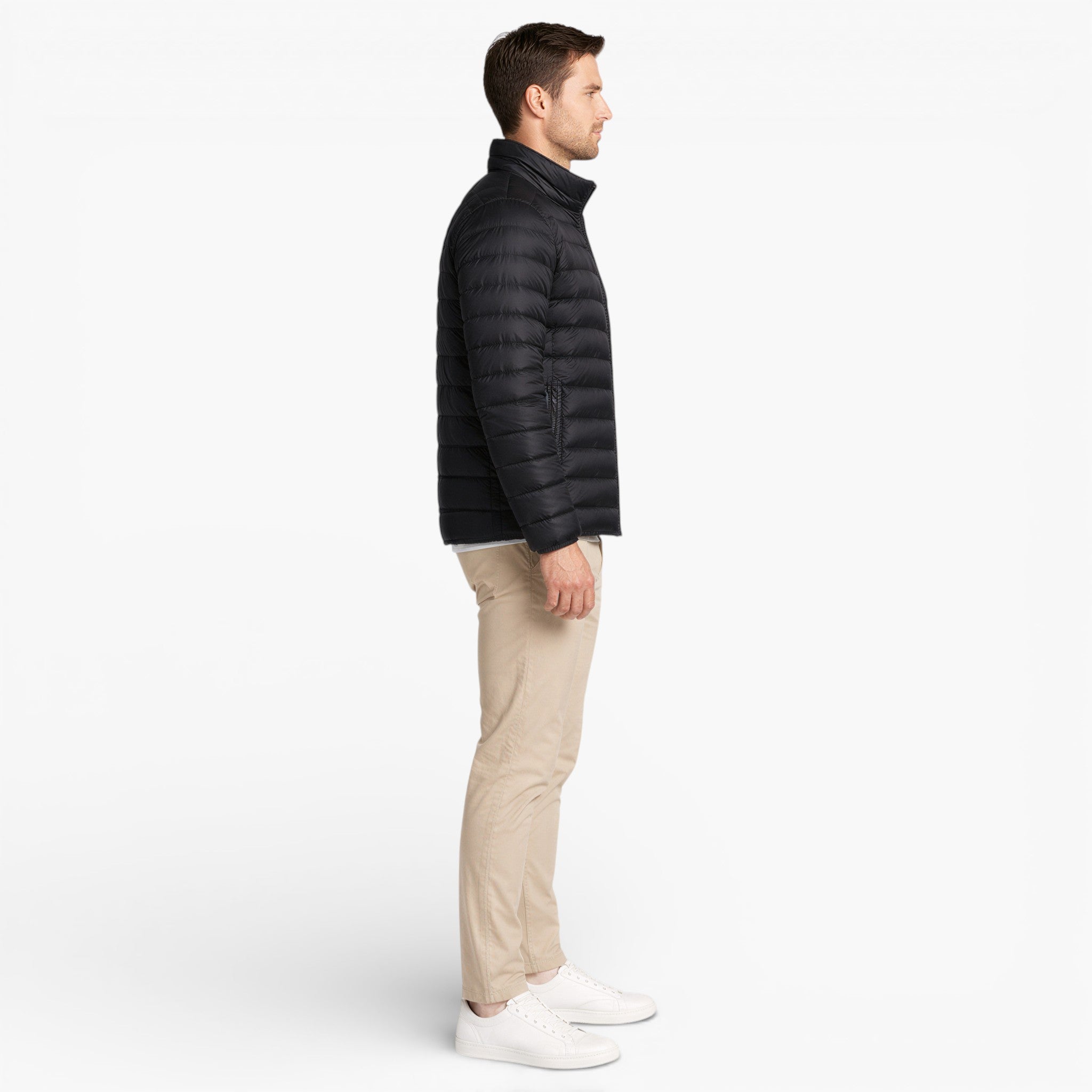 Men’s Lightweight Quilted Puffer Jacket for Mild Weather
