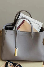 Women’s Pebbled Vegan Leather Handbag Minimalist Luxury Design