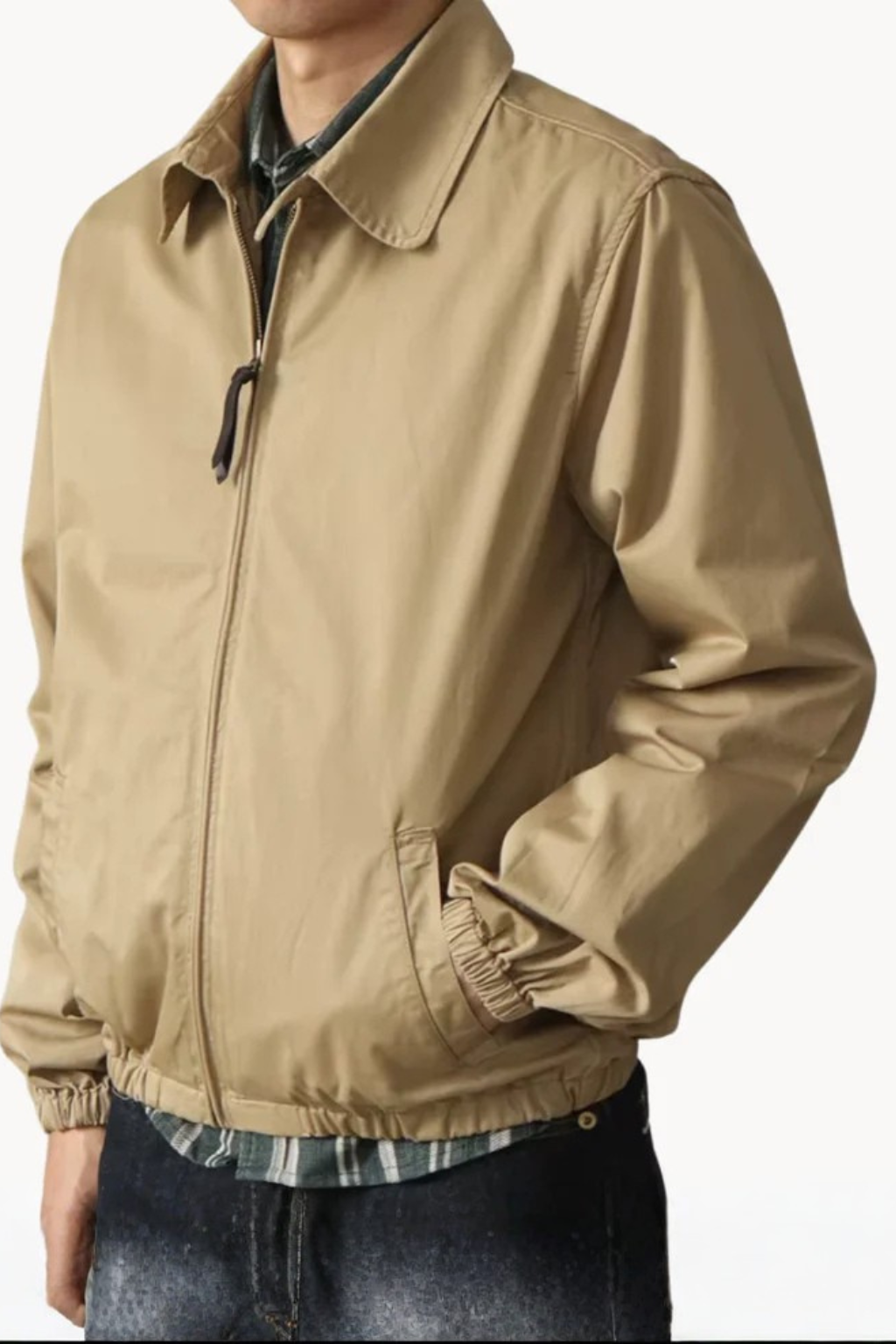 Men’s Harrington Jacket for Everyday Lightweight Wear