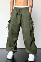 Men's Cargo Joggers Relaxed Fit Drawstring Utility Pants