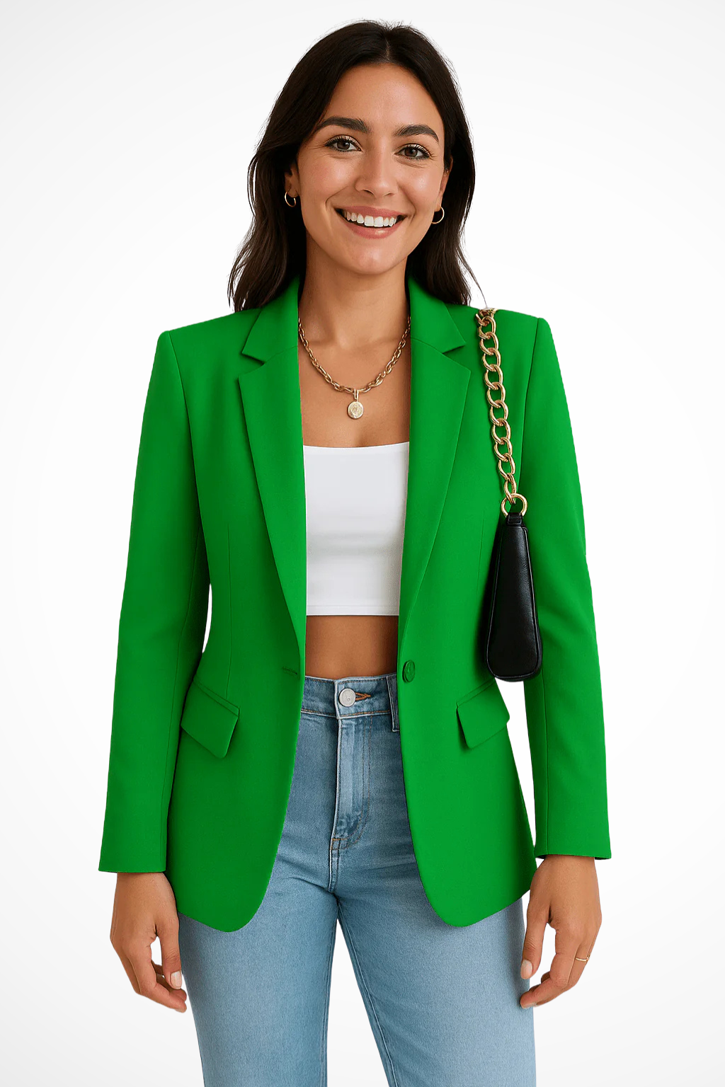 Women’s Tailored Blazer Single Button Classic Fit