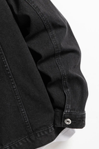 Men’s Denim Jacket Classic Fit Button Front