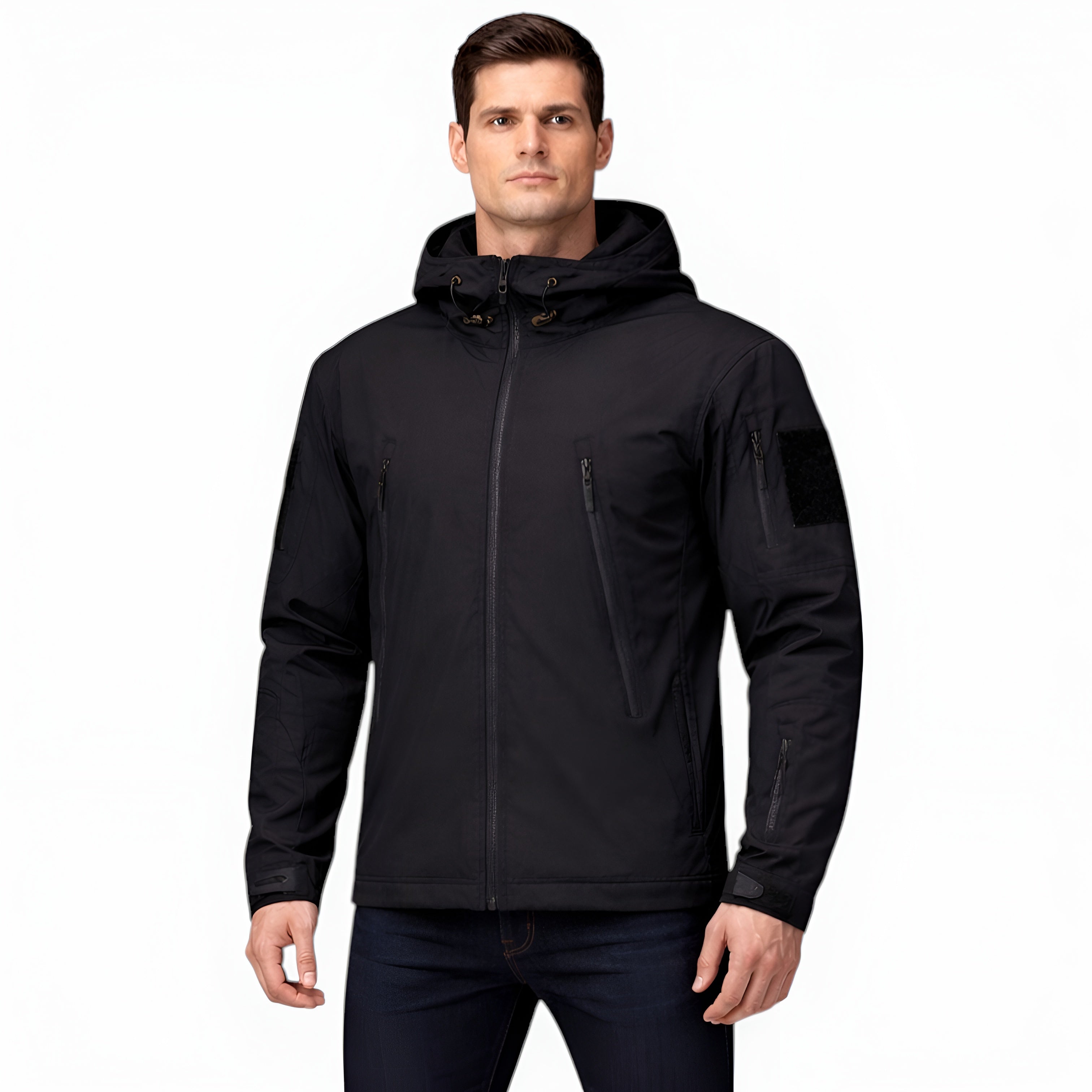 Men’s Waterproof Tactical Jacket Windproof Soft Shell Coat