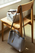 Women’s Pebbled Vegan Leather Handbag Minimalist Luxury Design