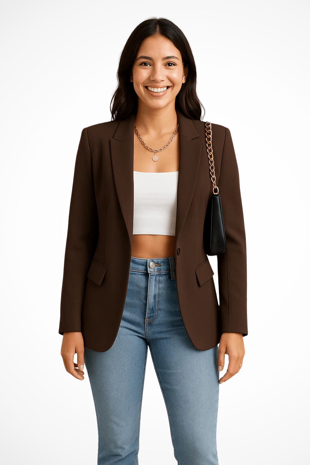 Women’s Tailored Blazer Single Button Classic Fit