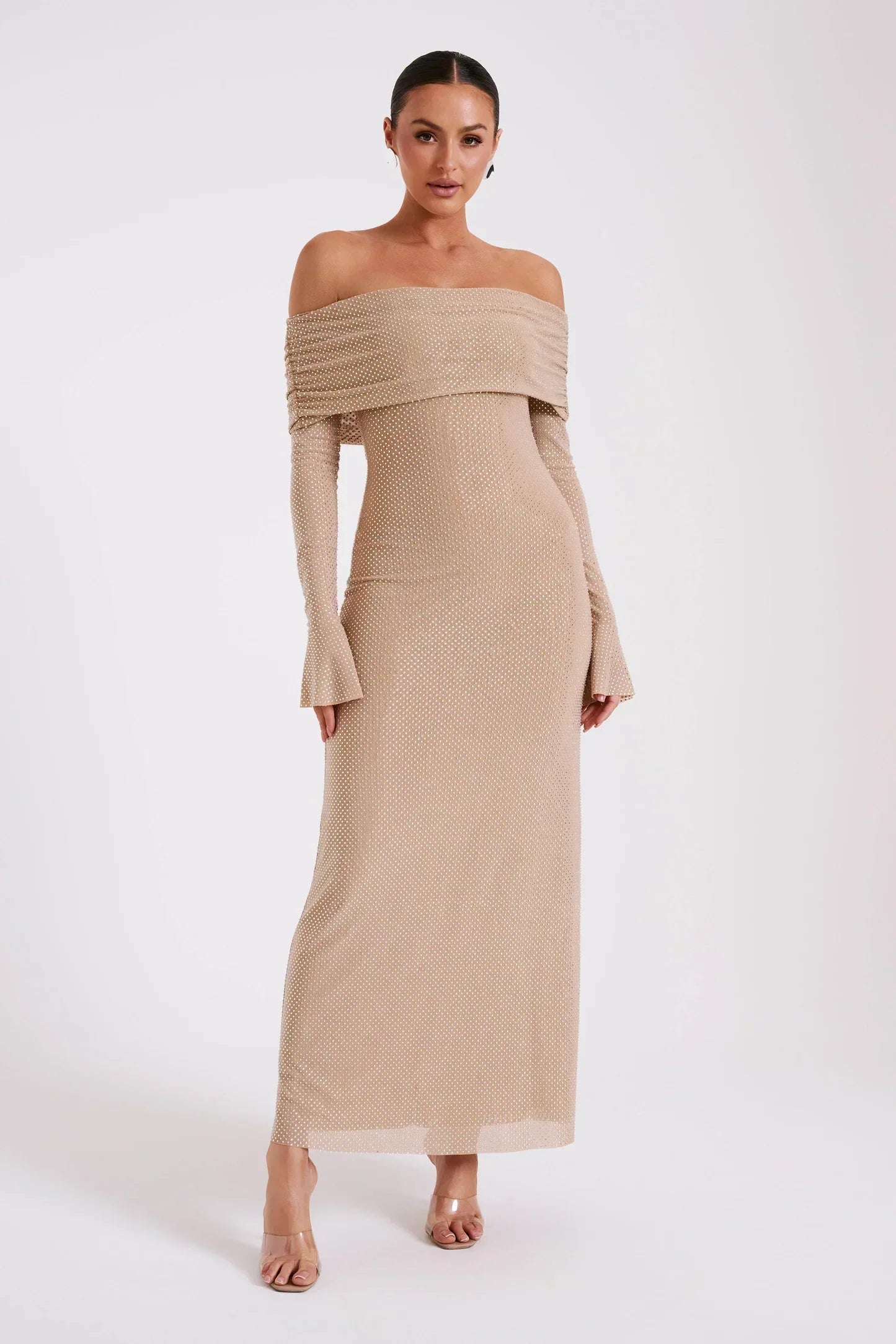 Women’s Luxury Glitter Dress Timeless Evening Elegance