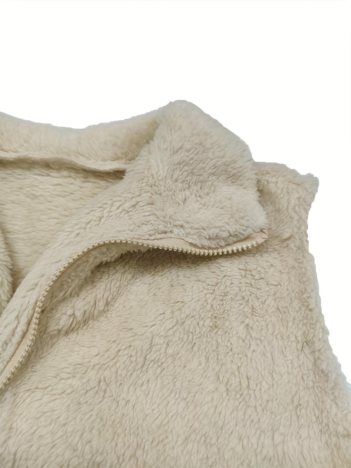 Women's Soft Teddy Gilet Stylish Layering Sweater