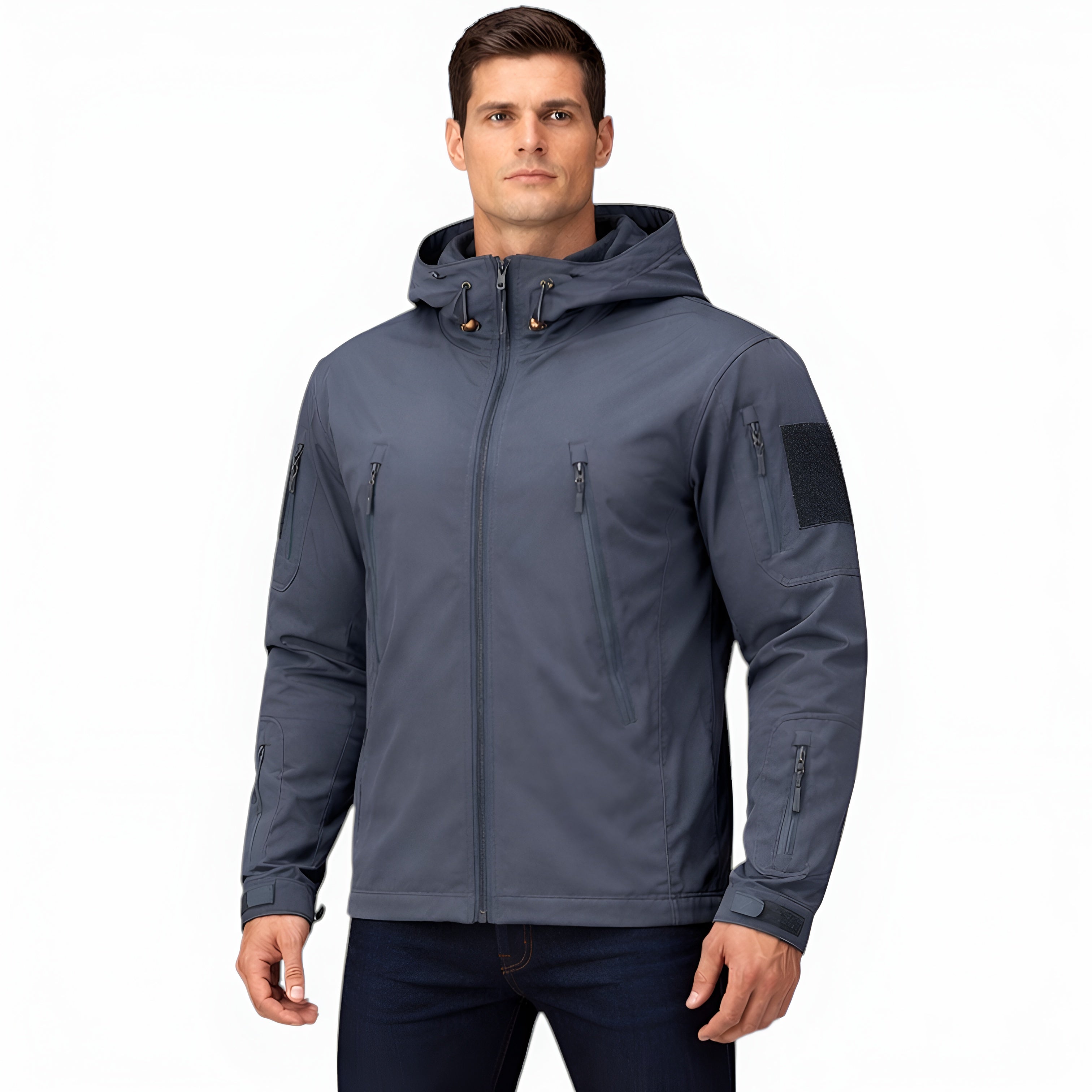 Men’s Waterproof Tactical Jacket Windproof Soft Shell Coat