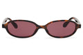 Unisex UV400 Thin Frame Party Sunglasses Oval Design