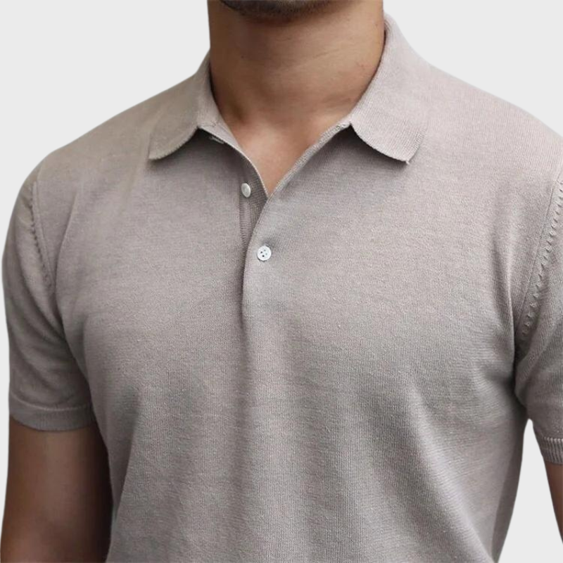 Men's Lightweight Polo Shirt Breathable Casual Top