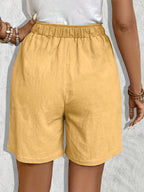 Women's Casual Shorts Lightweight Polyester Regular Fit