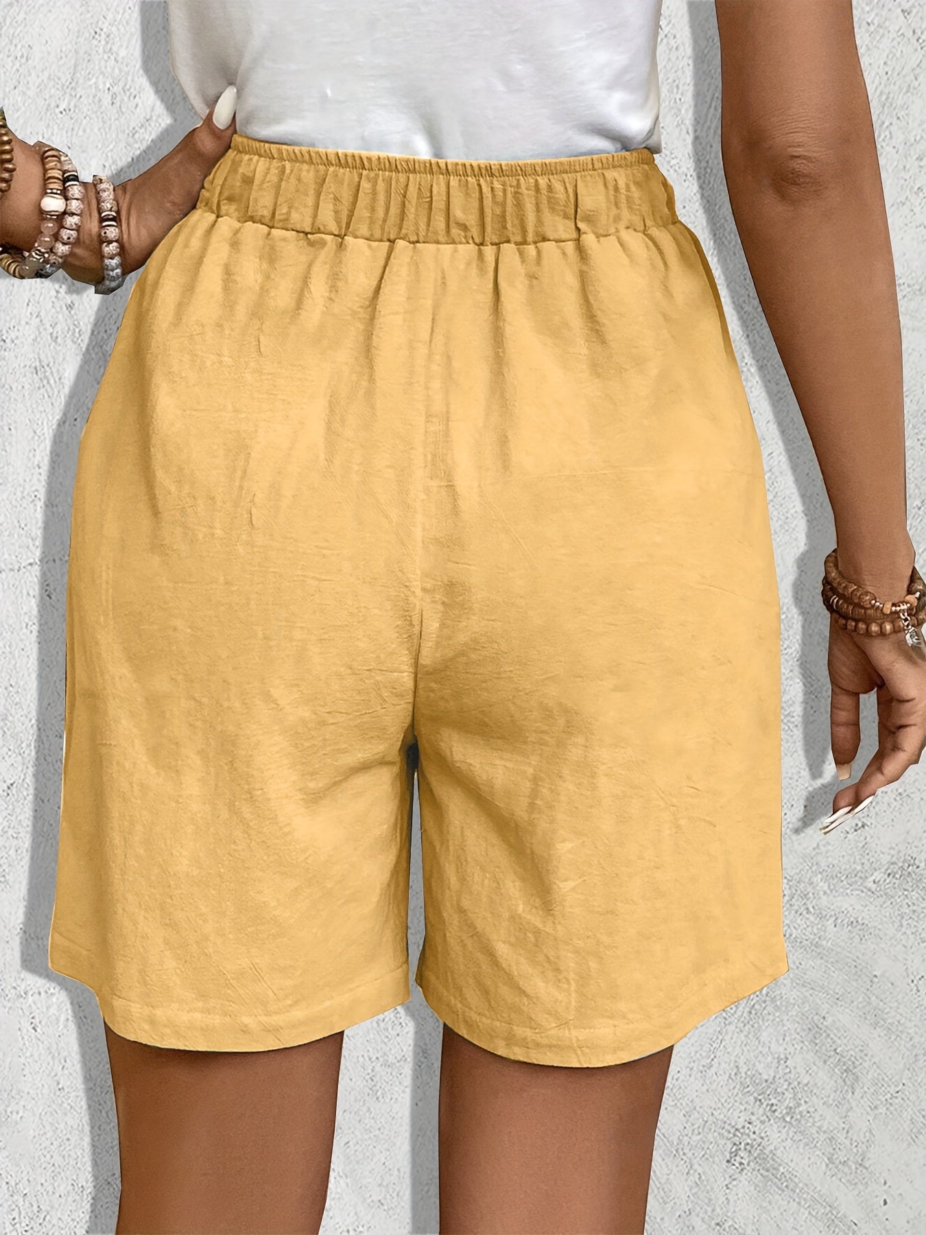 Women's Casual Shorts Lightweight Polyester Regular Fit