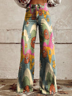 Women's Flared Jeans High Waist Stretch Comfort Fit
