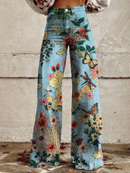 Women's Flared Jeans High Waist Stretch Comfort Fit