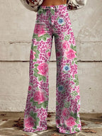 Women's Flared Jeans High Waist Stretch Comfort Fit