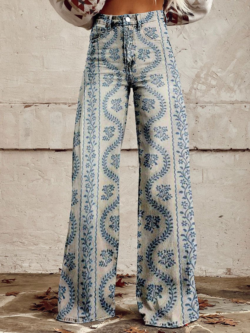 Women's Flared Jeans High Waist Stretch Comfort Fit