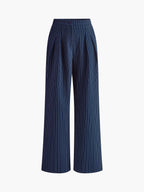 Women's High-Waisted Wide-Leg Trousers Elegant Comfort