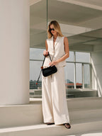 Women's Lightweight Cotton Mix Sleeveless Vest Modern Style