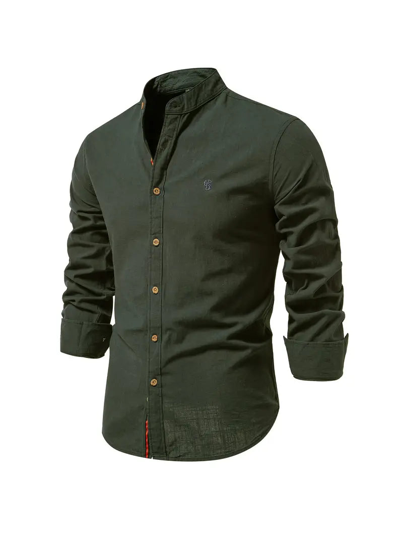 Men's Soft Breathable Casual Shirt for Work and Casual Wear