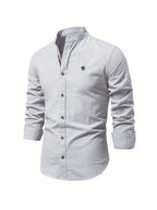 Men's Soft Breathable Casual Shirt for Work and Casual Wear