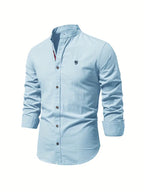 Men's Soft Breathable Casual Shirt for Work and Casual Wear