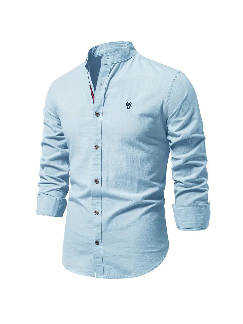 Men's Soft Breathable Casual Shirt for Work and Casual Wear