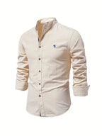 Men's Soft Breathable Casual Shirt for Work and Casual Wear