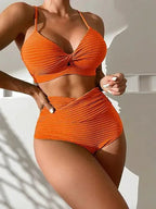 Women's High Waisted Bikini Set Comfortable Swimwear