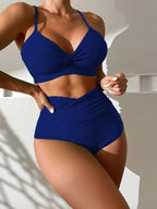 Women's High Waisted Bikini Set Comfortable Swimwear