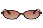 Unisex UV400 Thin Frame Party Sunglasses Oval Design