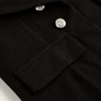 Women's Tailored Fit Military Blazer with Silver Buttons
