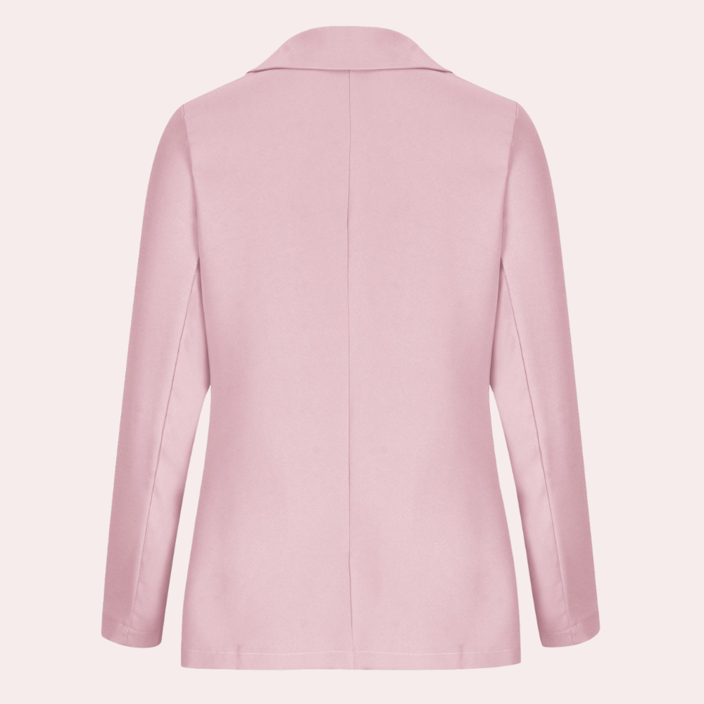 Women's Elegant Tailored Blazer Slim Fit Jacket Fashion