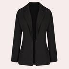 Women's Elegant Tailored Blazer Slim Fit Jacket Fashion