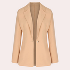 Women's Elegant Tailored Blazer Slim Fit Jacket Fashion