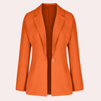 Women's Elegant Tailored Blazer Slim Fit Jacket Fashion