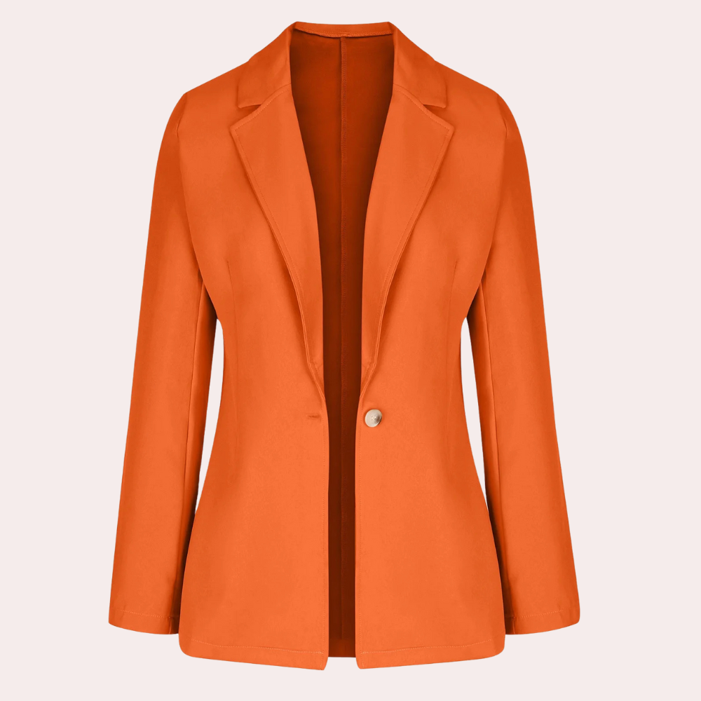 Women's Elegant Tailored Blazer Slim Fit Jacket Fashion