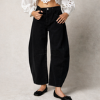 Women's Comfortable Wide Leg Pants Stretch Balloon Trousers