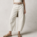 Women's Comfortable Wide Leg Pants Stretch Balloon Trousers