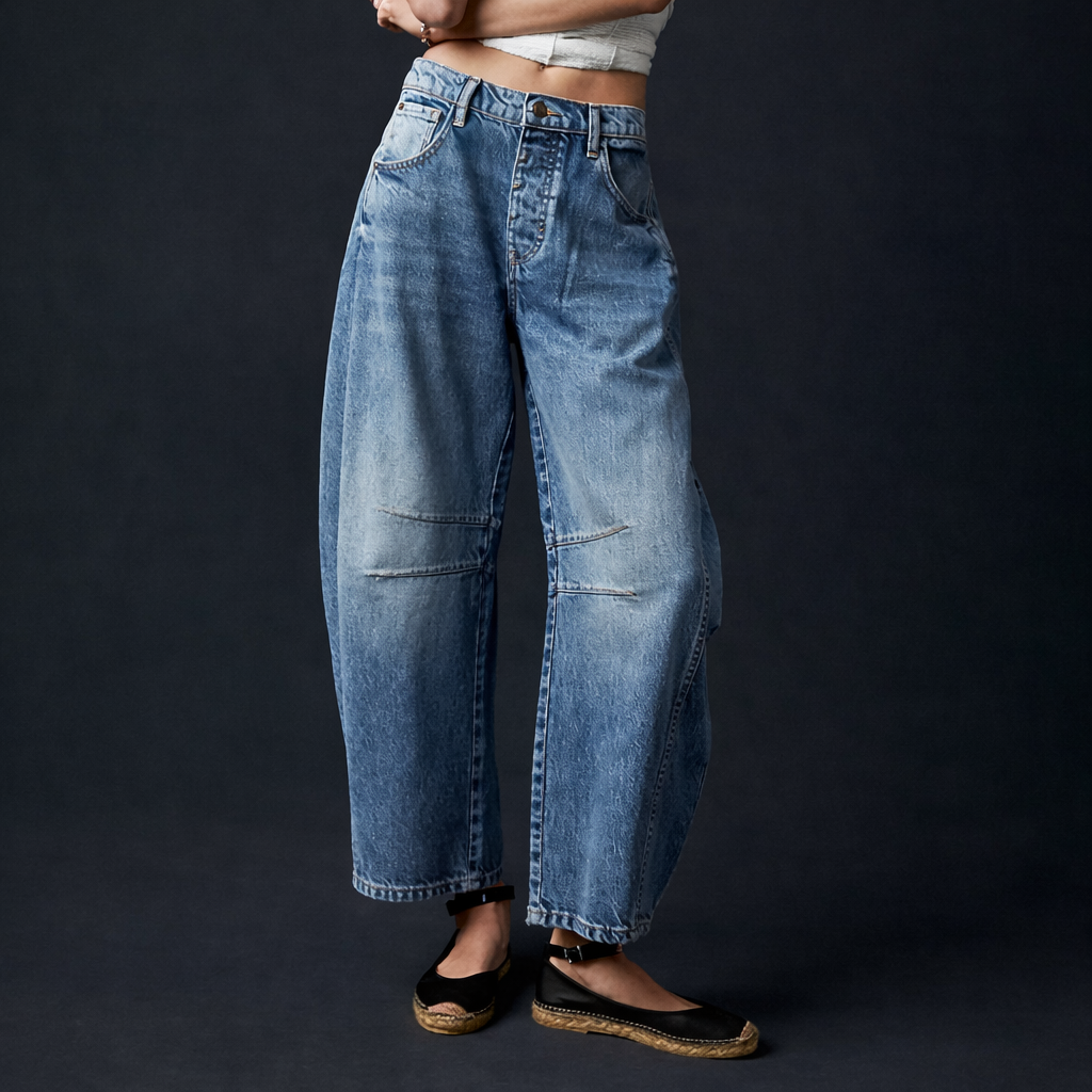 Women's Comfortable Wide Leg Pants Stretch Balloon Trousers