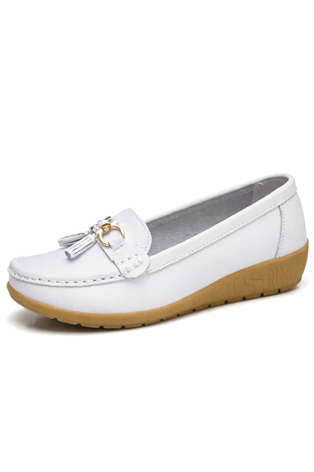 Women's Tassel Detail Slip-On Loafers Flat Shoes