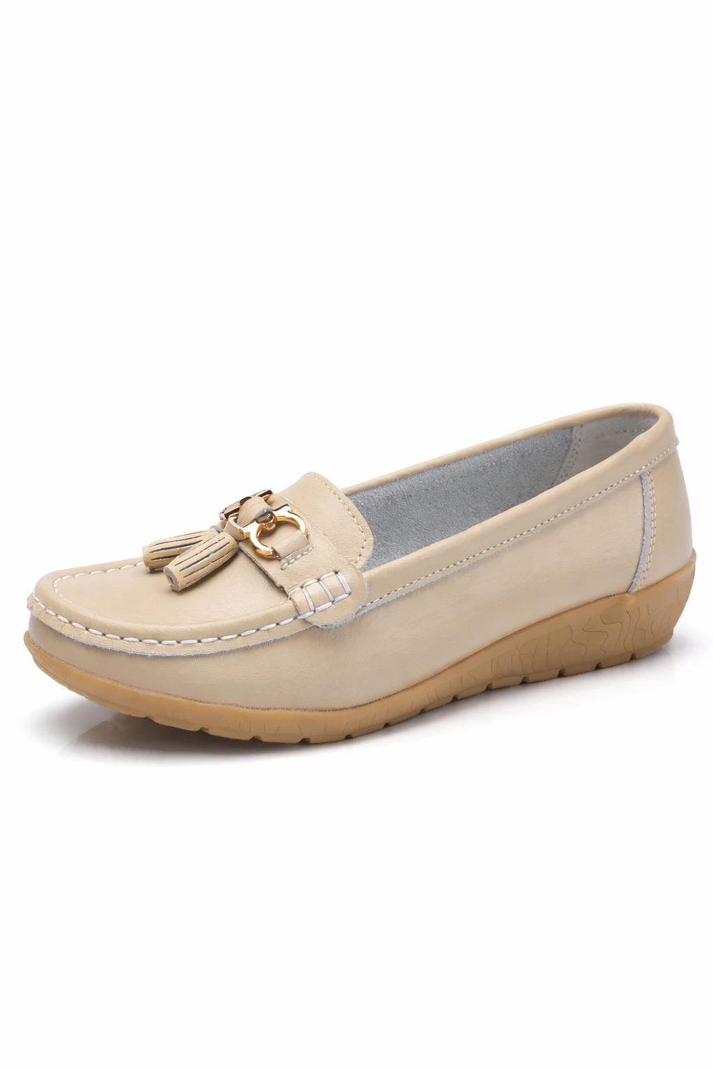 Women's Tassel Detail Slip-On Loafers Flat Shoes