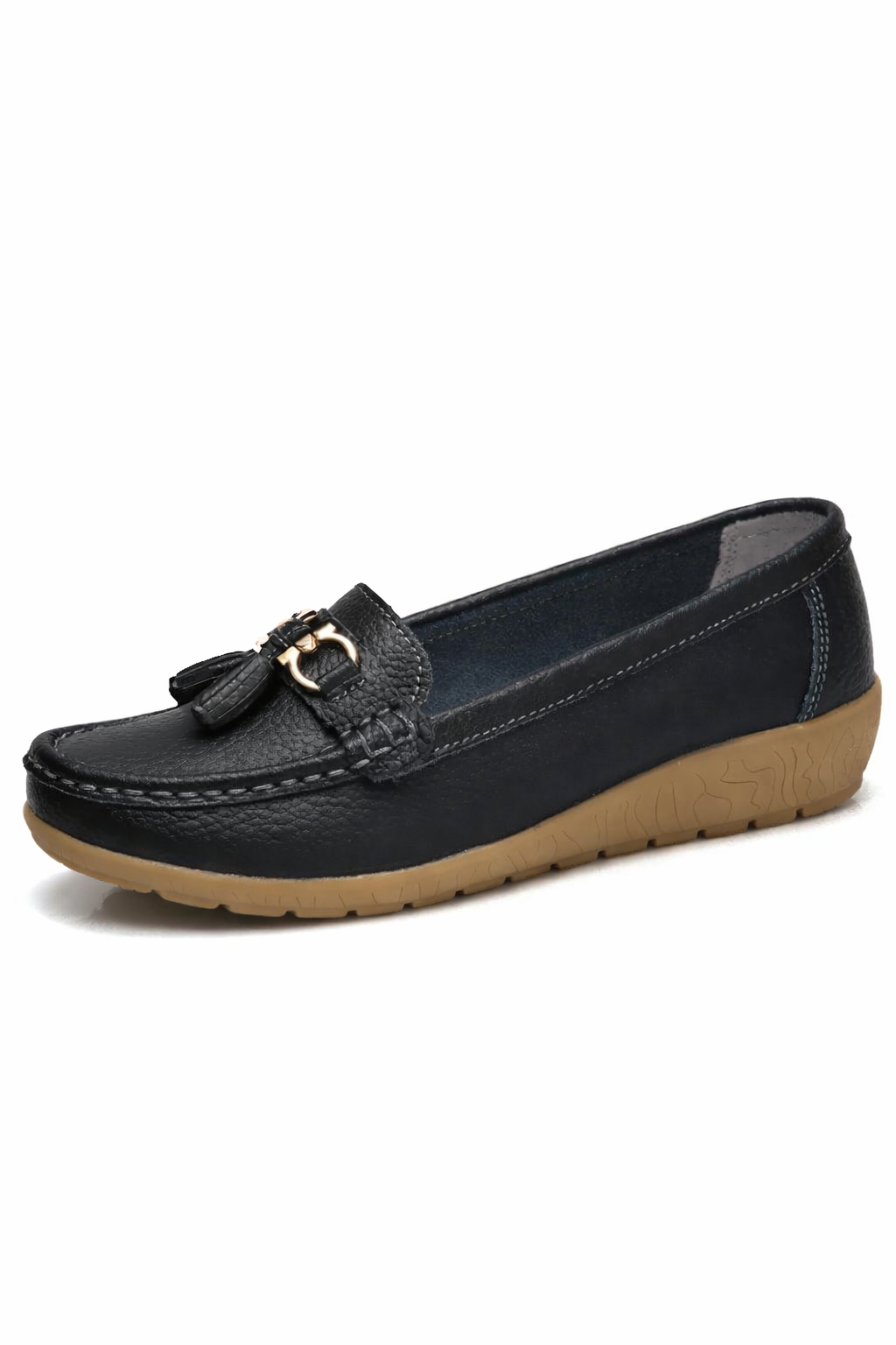Women's Tassel Detail Slip-On Loafers Flat Shoes