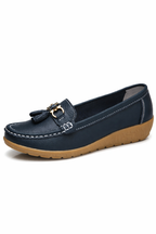 Women's Tassel Detail Slip-On Loafers Flat Shoes