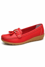Women's Tassel Detail Slip-On Loafers Flat Shoes